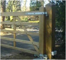 Wood Fence Gate in Falls Church