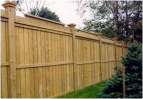 Wood Privacy Fence in Falls Church